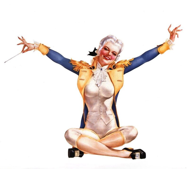 woman in costume with baton
