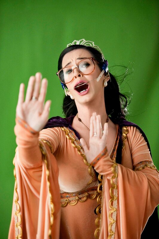woman in costume with glasses