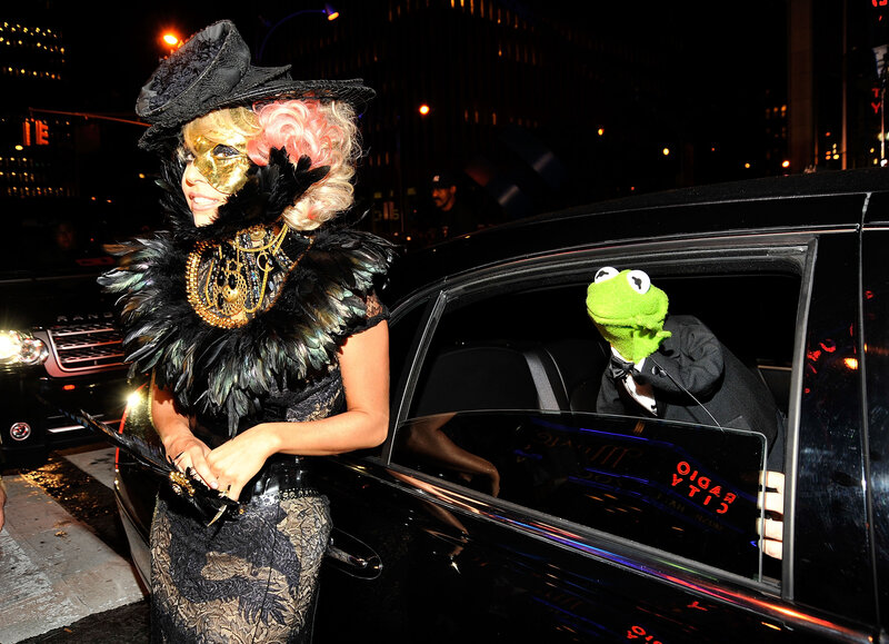 Woman in Costume with Puppet
