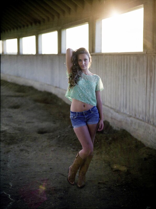 woman in cowboy boots