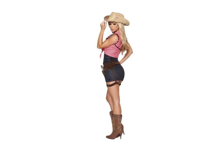 woman in cowboy costume
