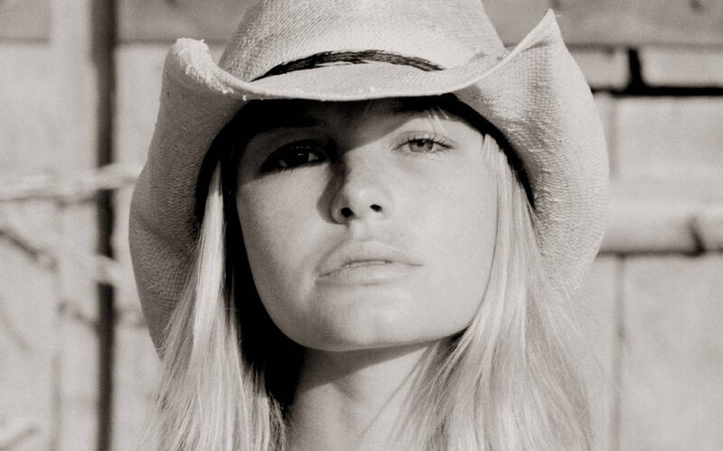 woman in cowboy hat