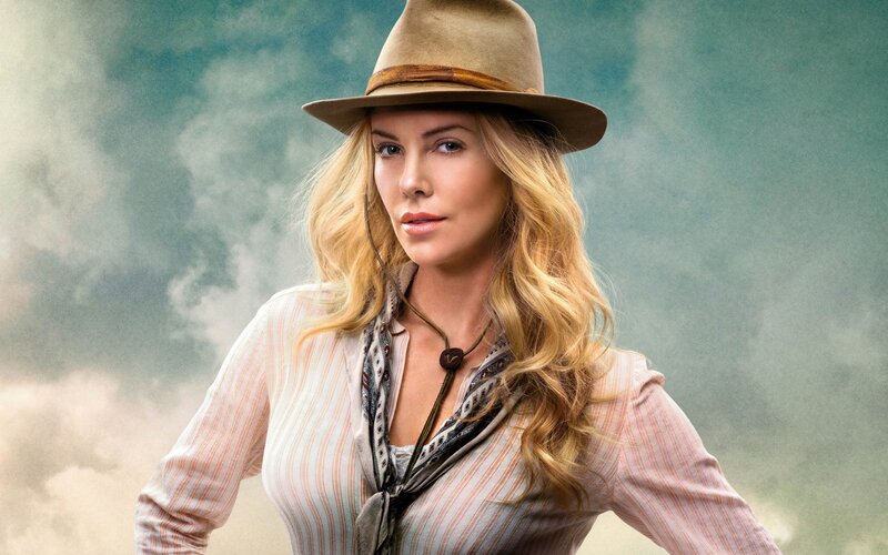 Woman in Cowboy Hat — Beige, Dramatic, Photograph