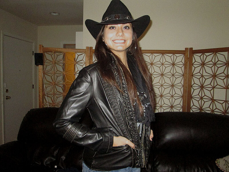 Woman in Cowboy Hat — Black, Casual