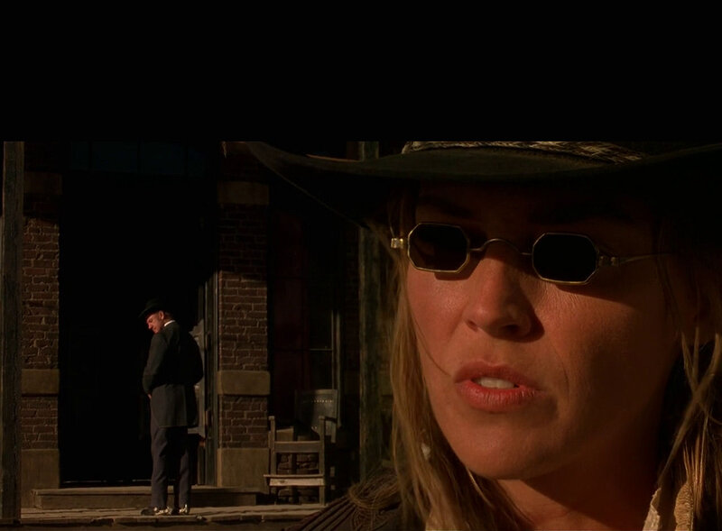 Woman in Cowboy Hat — Brown, Dramatic, Afternoon, Photograph, Man