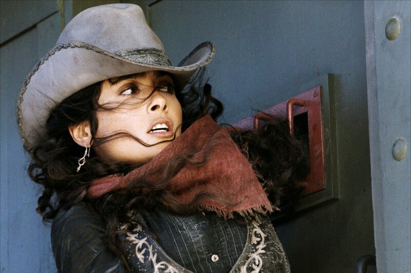 Woman in Cowboy Hat — Brown, Dramatic, Photograph, Cowboy Hat