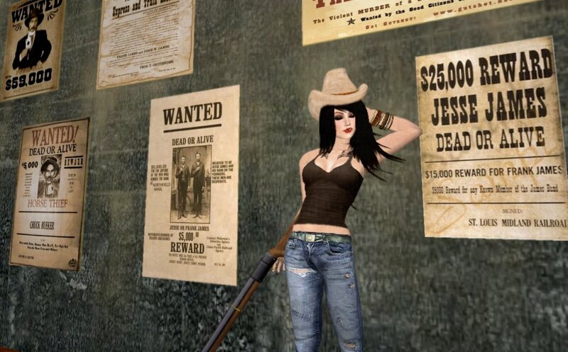 Woman in Cowboy Hat — Brown, Gritty