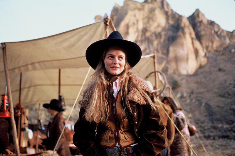 Woman in Cowboy Hat — Brown, Outdoor, Afternoon