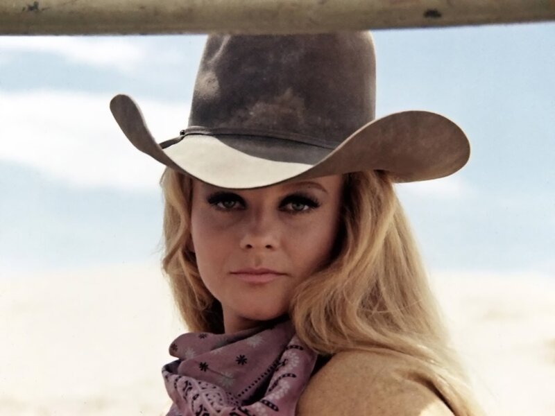 Woman in Cowboy Hat — Brown, Serious, Afternoon