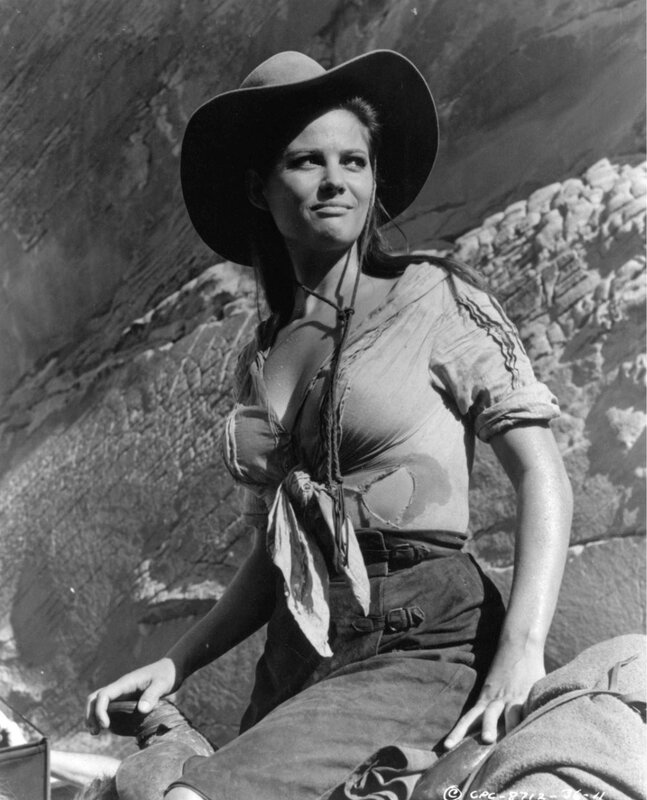 Woman in cowboy hat outdoors
