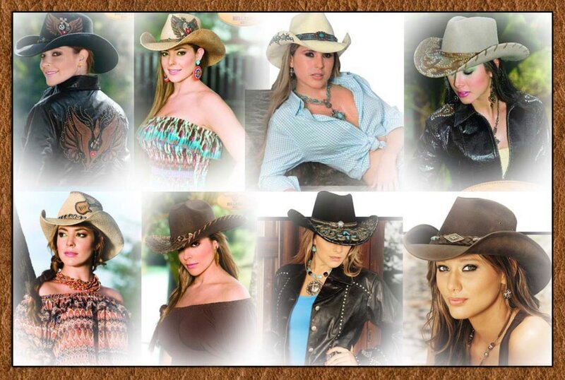 Woman in Cowboy Hats