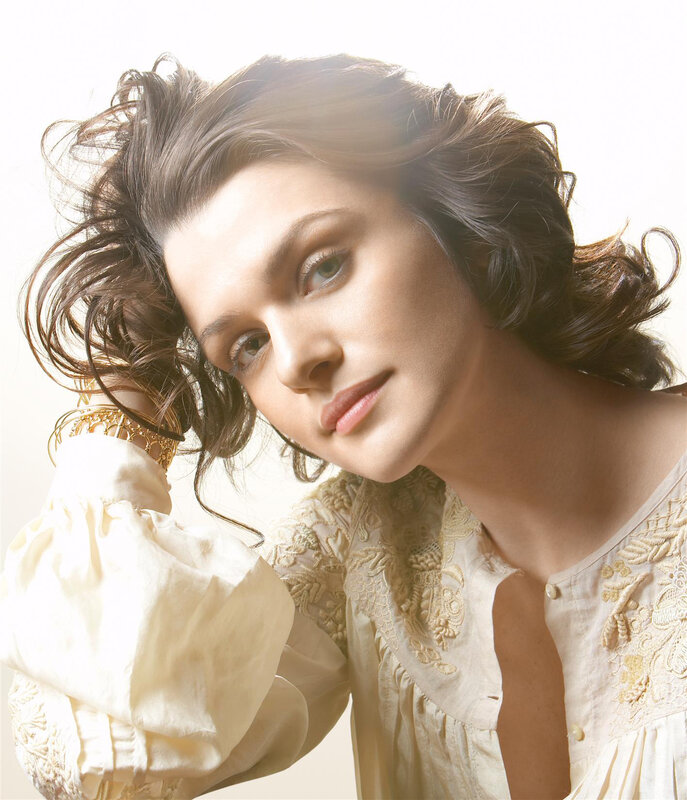 woman in cream blouse