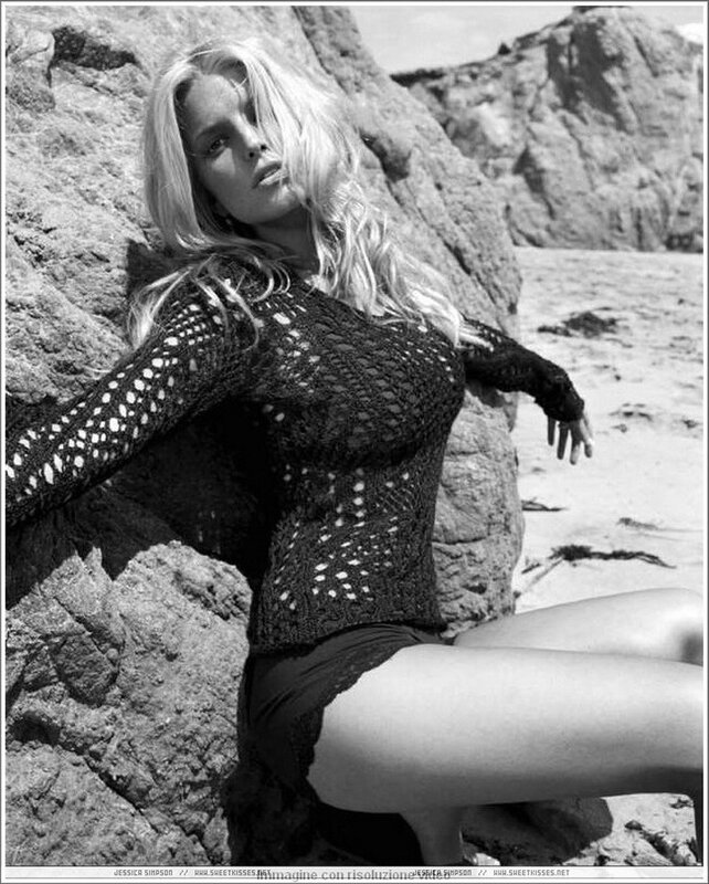woman in crochet top on beach