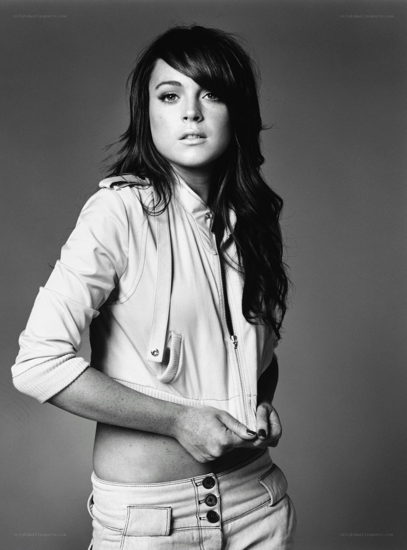 woman in cropped jacket