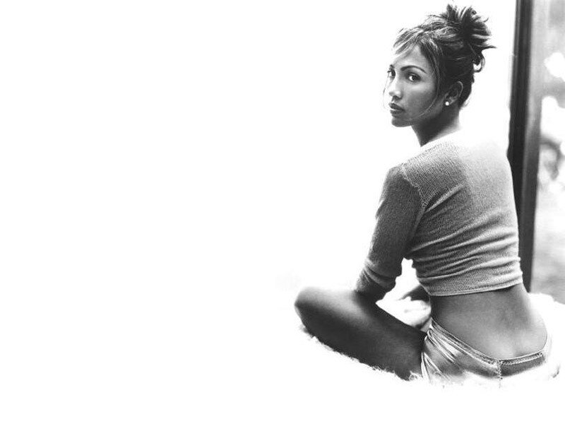 woman in cropped sweater