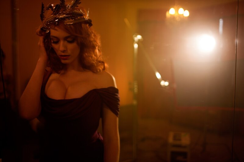 woman in crown and dress