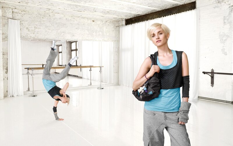 woman in dance studio