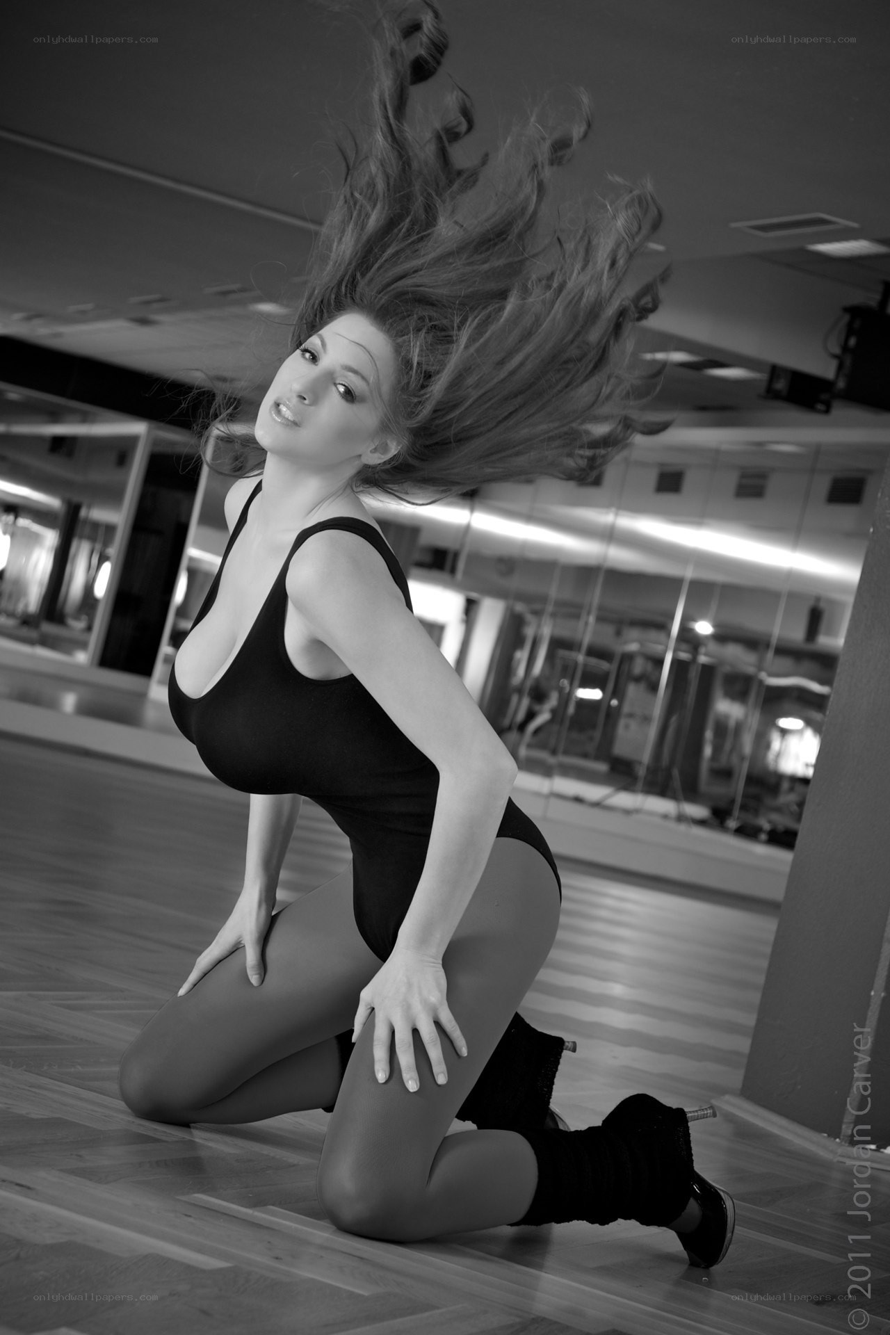 woman in dance studio