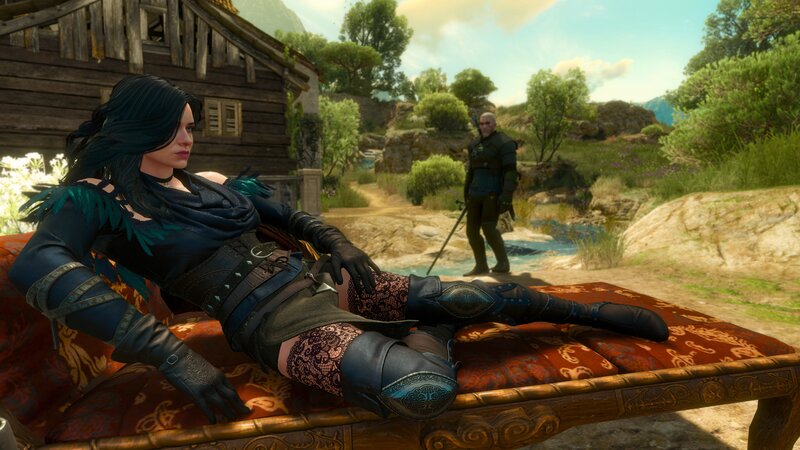 Woman in Dark Armor — Blue