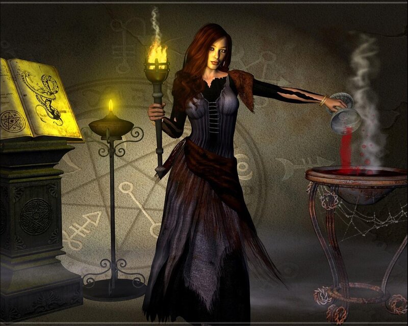Woman in Dark Dress — Black, Dramatic, Night, Digital Art, Book