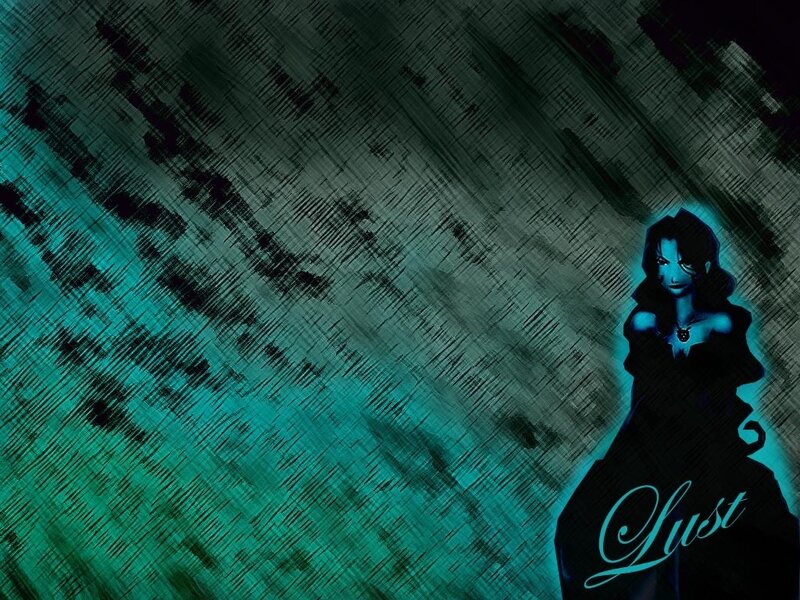 Woman in Dark Dress — Teal