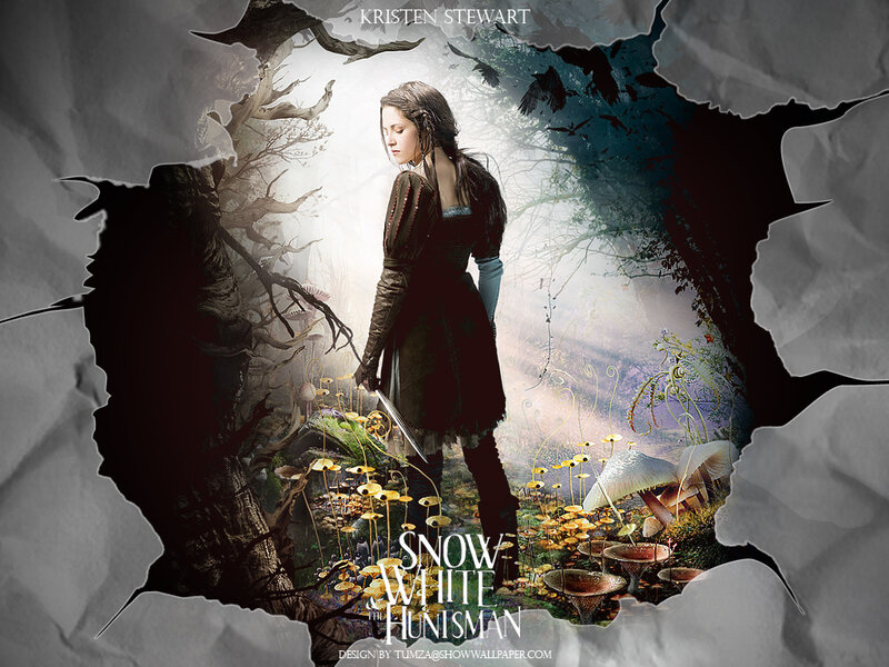 Woman in Dark Forest — Gray