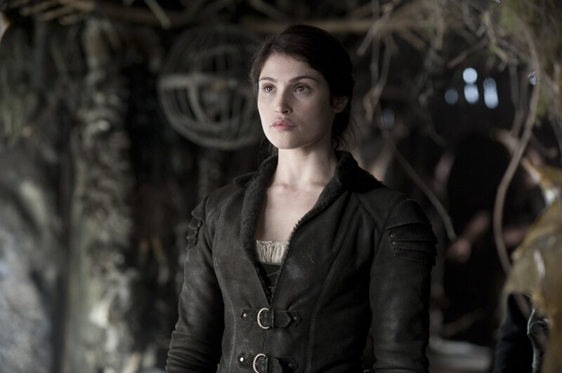 woman in dark leather jacket