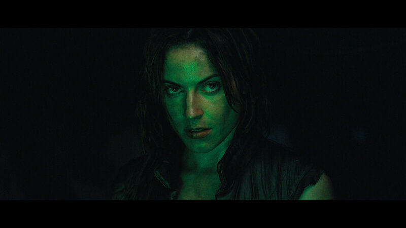 Woman in Dark Room — Black, Dramatic, Night, Photograph, Green Light