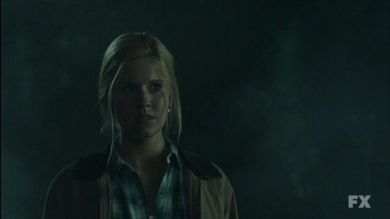 woman in dark setting