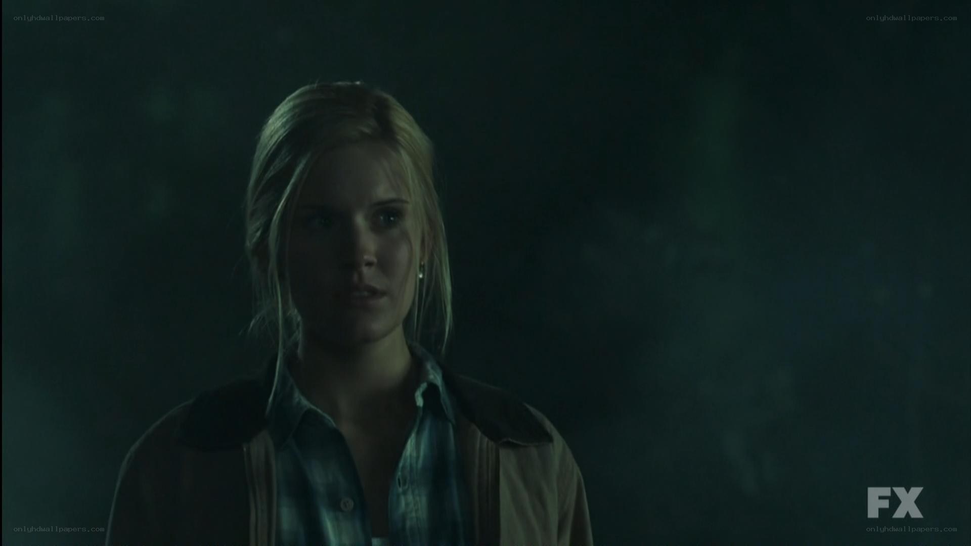 woman in dark setting