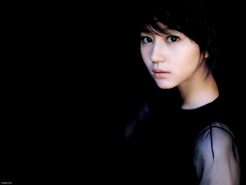 woman in dark setting