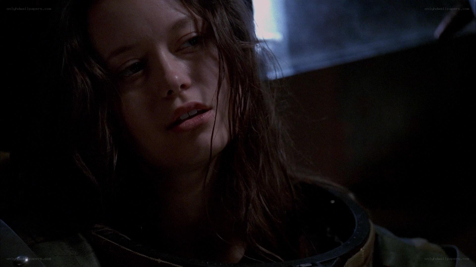 woman in dark setting