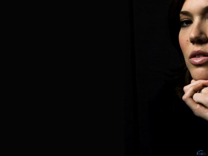 Woman in Dark Setting — Black