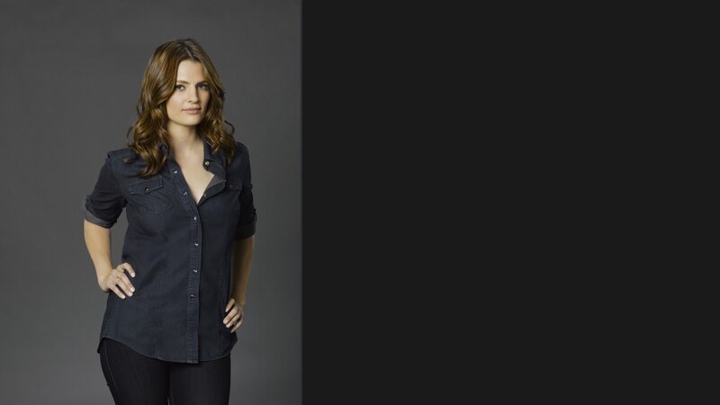 woman in dark shirt
