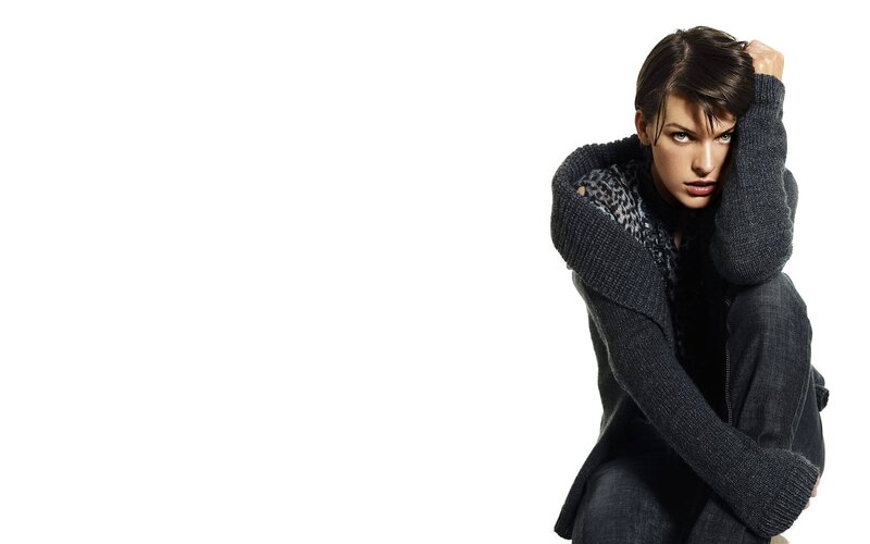 woman in dark sweater