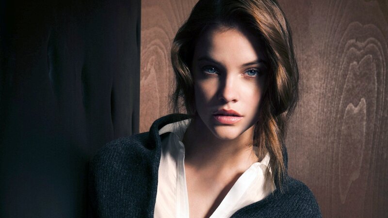 woman in dark sweater