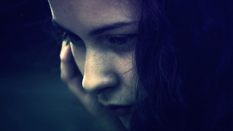 woman in deep thought