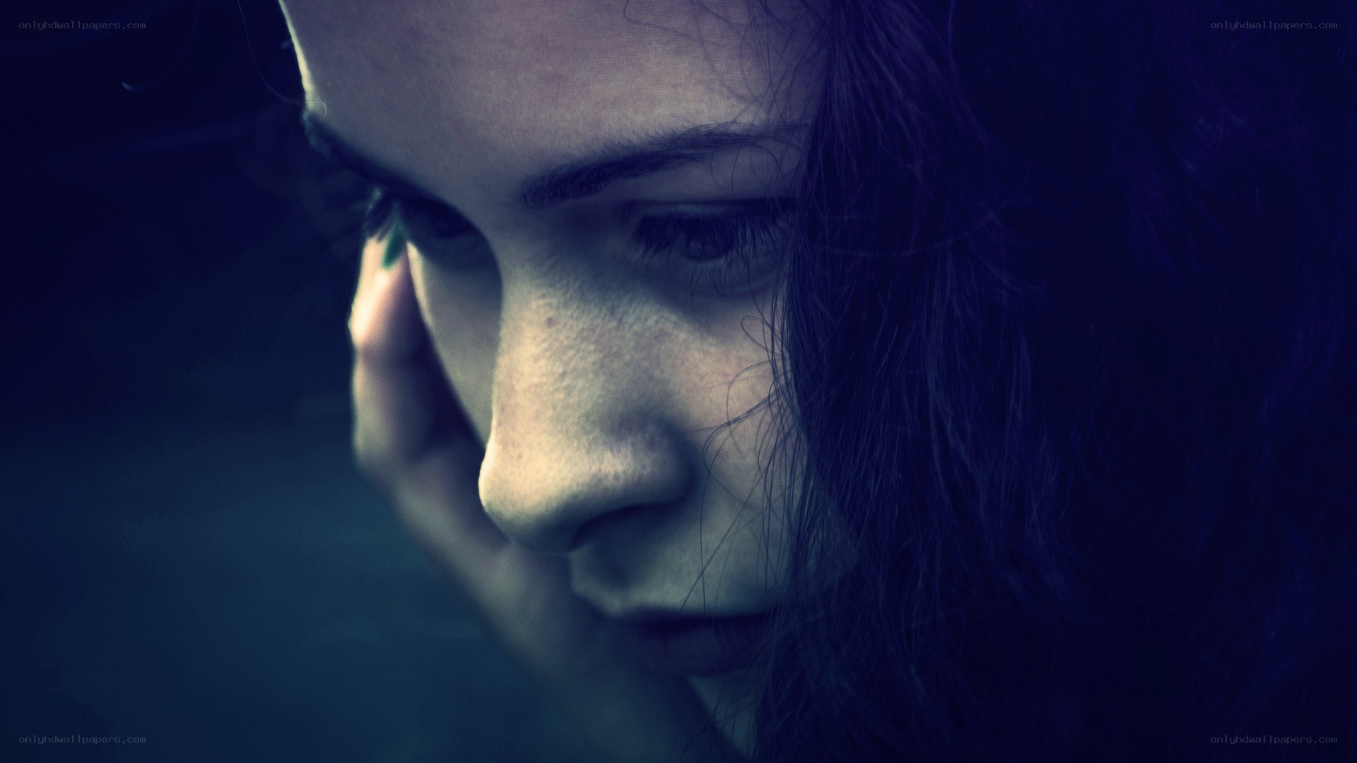 woman in deep thought
