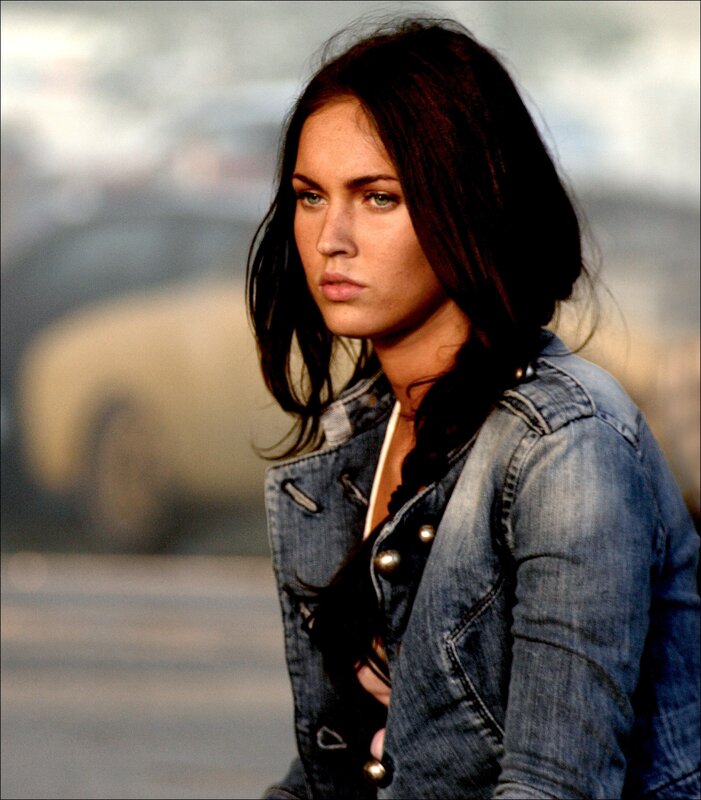 woman in denim jacket