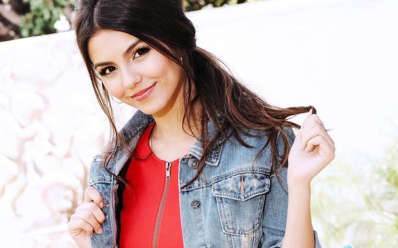 woman in denim jacket