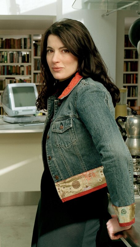 woman in denim jacket