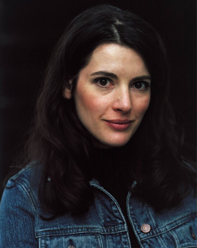 woman in denim jacket