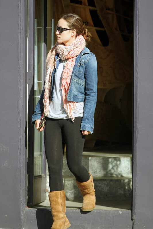 woman in denim jacket and boots