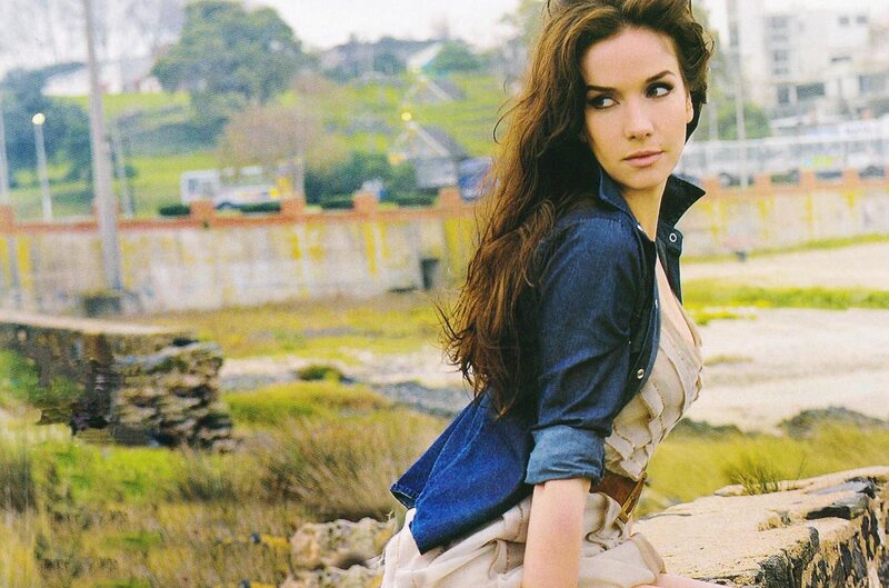 Woman in Denim Jacket — Blue, Contemplative