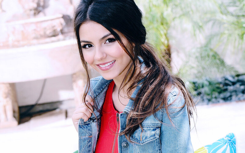 Woman in Denim Jacket — Blue, Friendly, Afternoon
