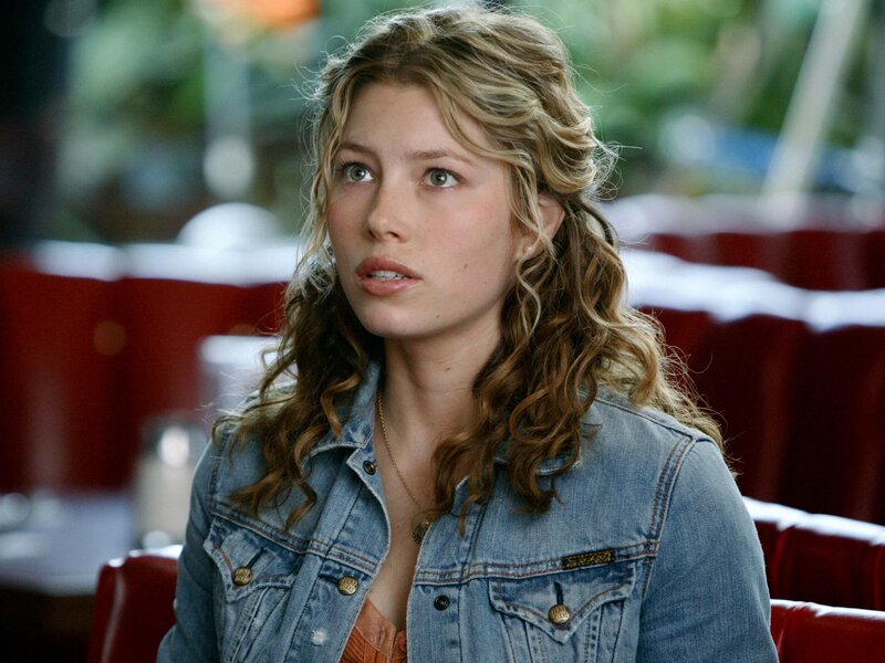 Woman in Denim Jacket — Blue, Neutral, Photograph, Denim Jacket, Red Seats