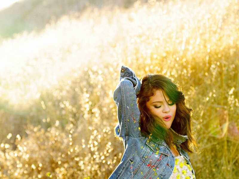 Woman in Denim Jacket — Blue, Serene