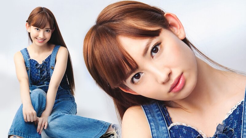 woman in denim overalls