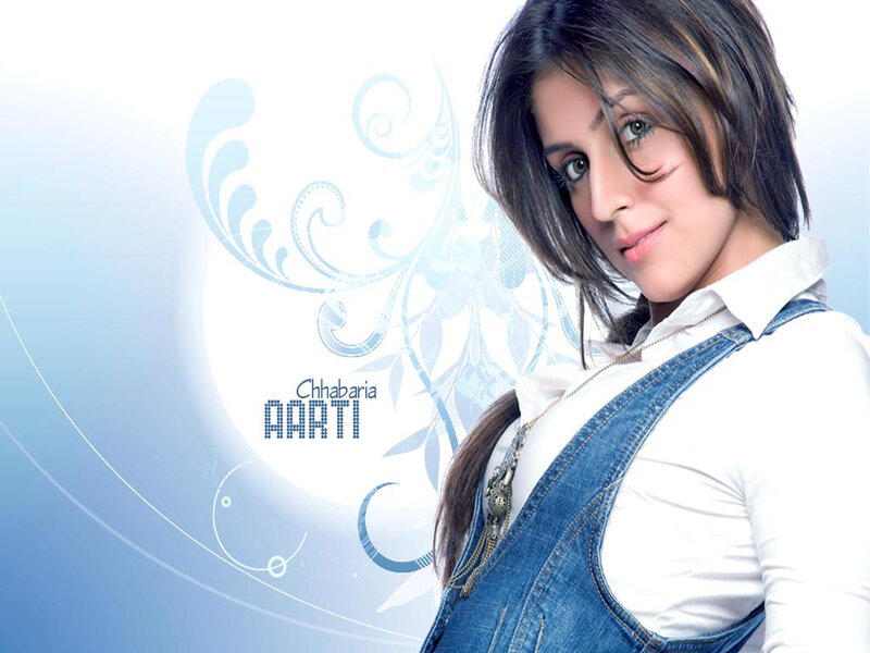 Woman in Denim Overalls — Blue, Calm