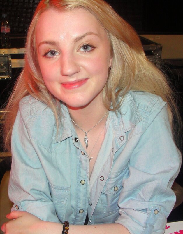 woman in denim shirt